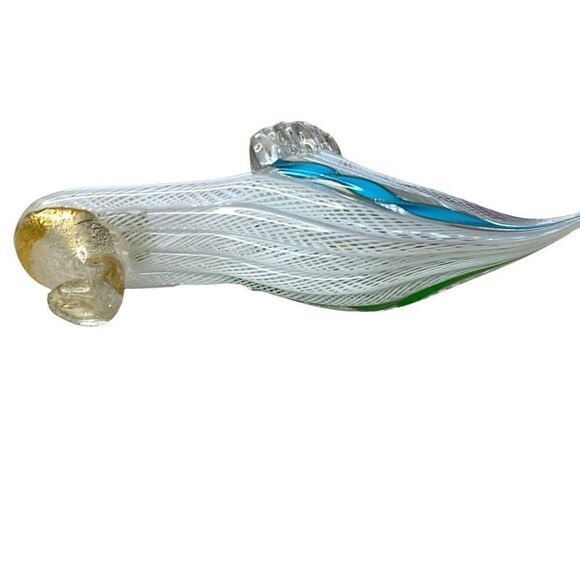 Golden Crown E & R Italy Venetian Glass Shoe Colorful Table Home Decor 1.5" - Picture 11 of 11
